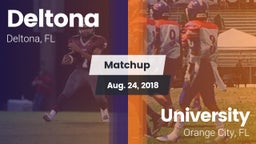 Matchup: Deltona  vs. University  2018