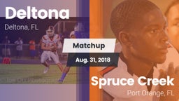 Matchup: Deltona  vs. Spruce Creek  2018