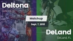 Matchup: Deltona  vs. DeLand  2018