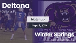 Matchup: Deltona  vs. Winter Springs  2019