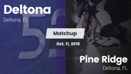 Matchup: Deltona  vs. Pine Ridge  2019
