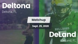 Matchup: Deltona  vs. DeLand  2020