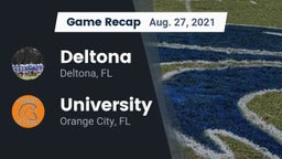 Recap: Deltona  vs. University  2021