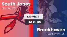 Matchup: South Jones High vs. Brookhaven  2018
