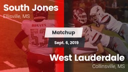 Matchup: South Jones High vs. West Lauderdale  2019