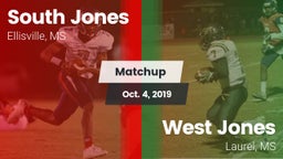 Matchup: South Jones High vs. West Jones  2019