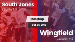 Matchup: South Jones High vs. Wingfield  2019
