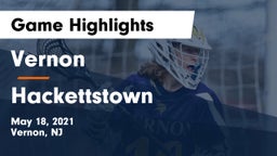Vernon  vs Hackettstown  Game Highlights - May 18, 2021