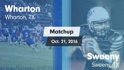 Matchup: Wharton  vs. Sweeny  2016