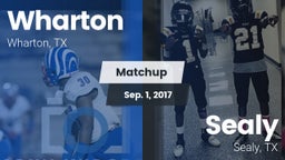Matchup: Wharton  vs. Sealy  2017