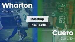 Matchup: Wharton  vs. Cuero  2017
