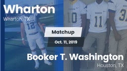 Matchup: Wharton  vs. Booker T. Washington  2019