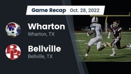 Recap: Wharton  vs. Bellville  2022