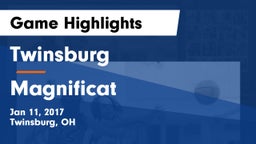 Twinsburg  vs Magnificat  Game Highlights - Jan 11, 2017