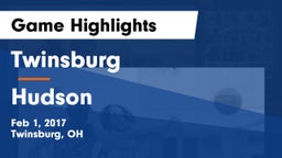 Twinsburg  vs Hudson  Game Highlights - Feb 1, 2017