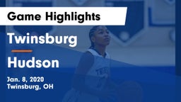 Twinsburg  vs Hudson  Game Highlights - Jan. 8, 2020