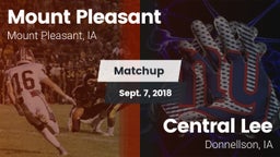 Matchup: Mount Pleasant vs. Central Lee  2018