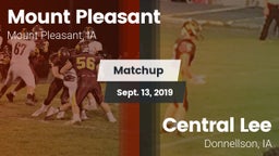 Matchup: Mount Pleasant vs. Central Lee  2019