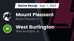 Recap: Mount Pleasant  vs. West Burlington  2023