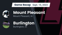 Recap: Mount Pleasant  vs. Burlington  2023