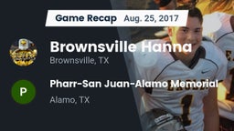 Recap: Brownsville Hanna  vs. Pharr-San Juan-Alamo Memorial  2017