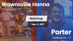 Matchup: Brownsville Hanna vs. Porter  2017