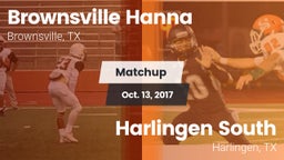 Matchup: Brownsville Hanna vs. Harlingen South  2017