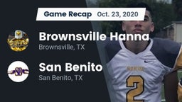 Recap: Brownsville Hanna  vs. San Benito  2020