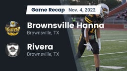 Recap: Brownsville Hanna  vs. Rivera  2022