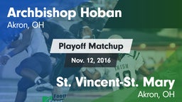 Matchup: Archbishop Hoban vs. St. Vincent-St. Mary  2016