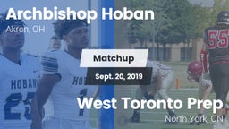 Matchup: Archbishop Hoban vs. West Toronto Prep 2019