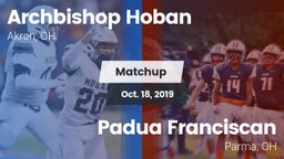 Matchup: Archbishop Hoban vs. Padua Franciscan  2019