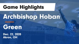 Archbishop Hoban  vs Green  Game Highlights - Dec. 22, 2020