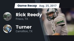 Recap: Rick Reedy  vs. Turner  2017