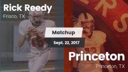 Matchup: Rick Reedy High Scho vs. Princeton  2017