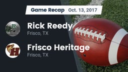 Recap: Rick Reedy  vs. Frisco Heritage  2017