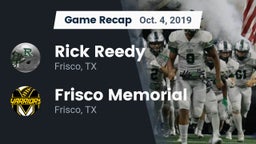 Recap: Rick Reedy  vs. Frisco Memorial  2019