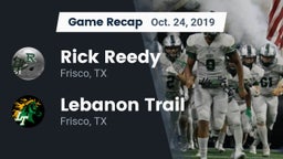 Recap: Rick Reedy  vs. Lebanon Trail  2019