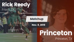 Matchup: Rick Reedy High Scho vs. Princeton  2019