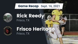 Recap: Rick Reedy  vs. Frisco Heritage  2021
