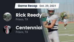 Recap: Rick Reedy  vs. Centennial  2021