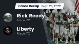 Recap: Rick Reedy  vs. Liberty  2022