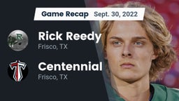 Recap: Rick Reedy  vs. Centennial  2022