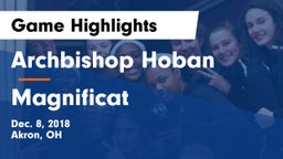 Archbishop Hoban  vs Magnificat  Game Highlights - Dec. 8, 2018