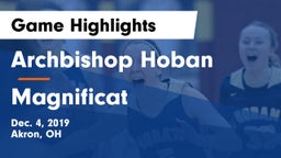 Archbishop Hoban  vs Magnificat  Game Highlights - Dec. 4, 2019