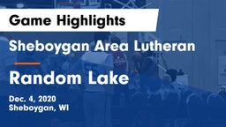 Sheboygan Area Lutheran  vs Random Lake  Game Highlights - Dec. 4, 2020