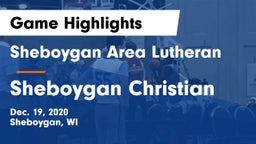 Sheboygan Area Lutheran  vs Sheboygan Christian  Game Highlights - Dec. 19, 2020