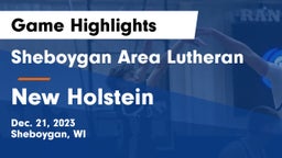 Sheboygan Area Lutheran  vs New Holstein  Game Highlights - Dec. 21, 2023