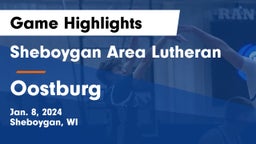 Sheboygan Area Lutheran  vs Oostburg  Game Highlights - Jan. 8, 2024