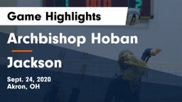 Archbishop Hoban  vs Jackson  Game Highlights - Sept. 24, 2020